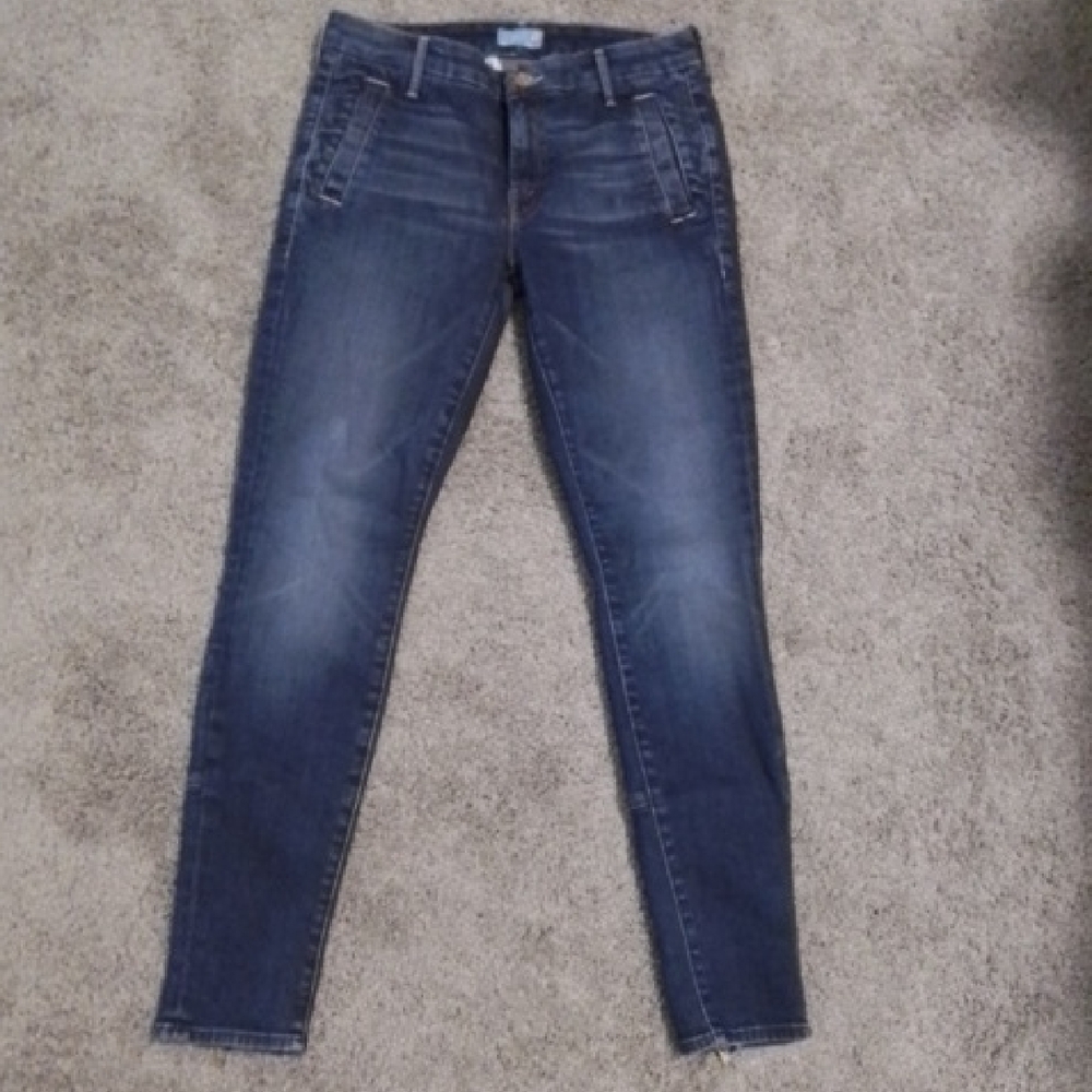 MOTHER Zip Welt Muse Eye Candy Skinny Jeans